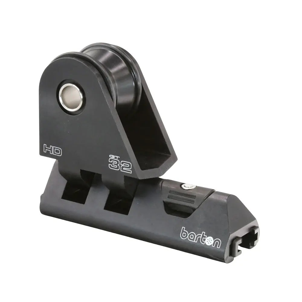 Barton Marine 32mm HD Pin Genoa Car Heavy Duty with Plunger Stop - Black