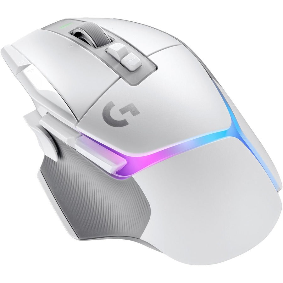 Logitech G502 X PLUS LIGHTSPEED Wireless Gaming Mouse – Precision, Speed, and Customization in White