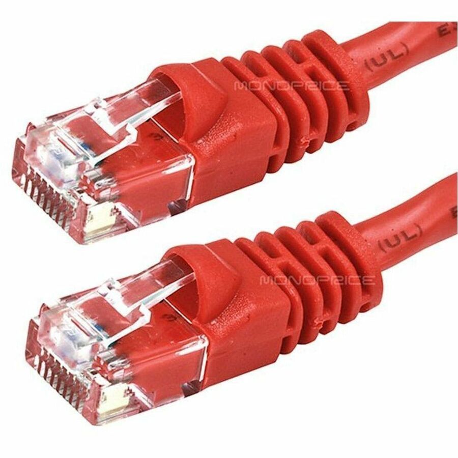 Monoprice Patch UTP Category 5e Network Cable - 3 ft Ethernet Crossover Cable for PC-to-PC Connection