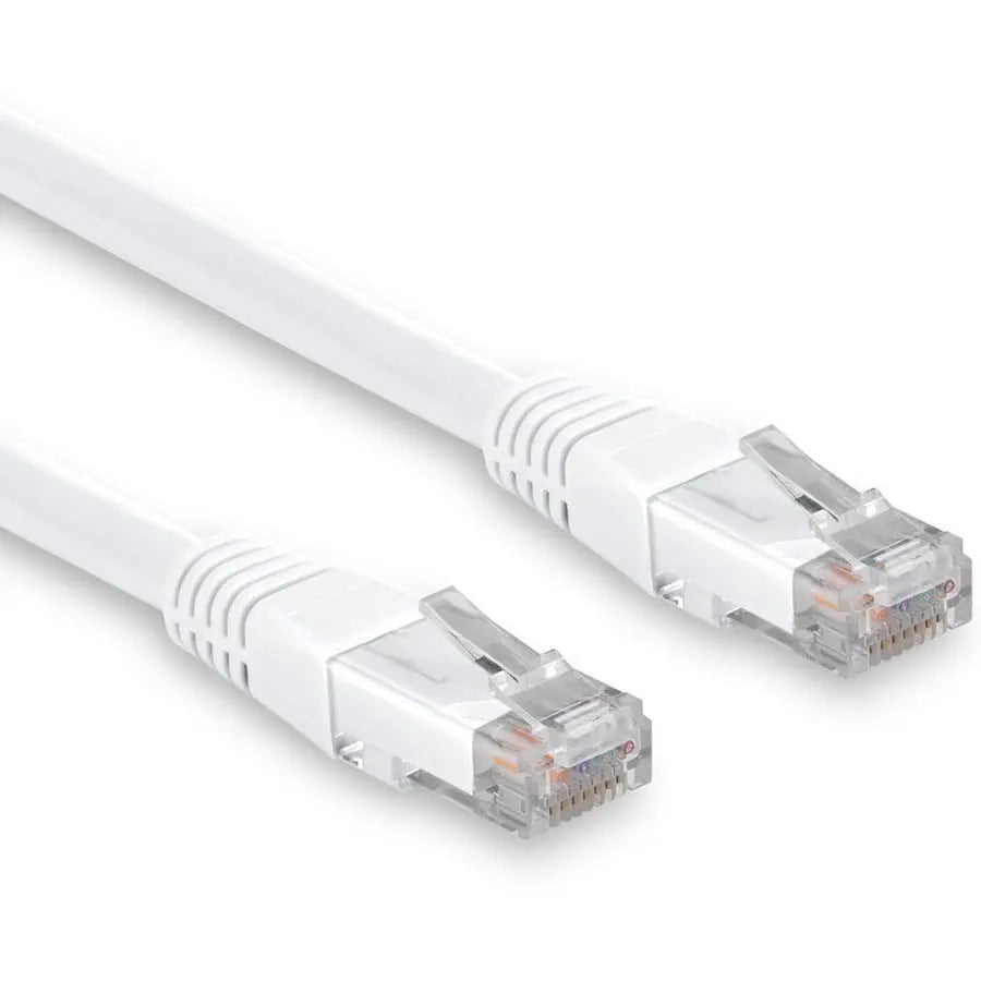 Rocstor Cat.6 Network Cable - White, Stranded Copper for Clear Connectivity and High Performance
