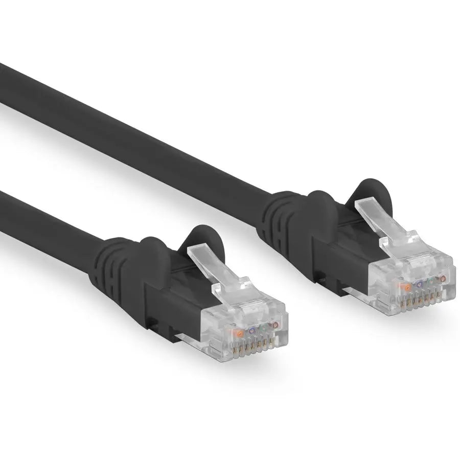 Rocstor Cat.6 Network Cable - Black, Stranded Copper Ethernet Cable for High-Performance Connectivity
