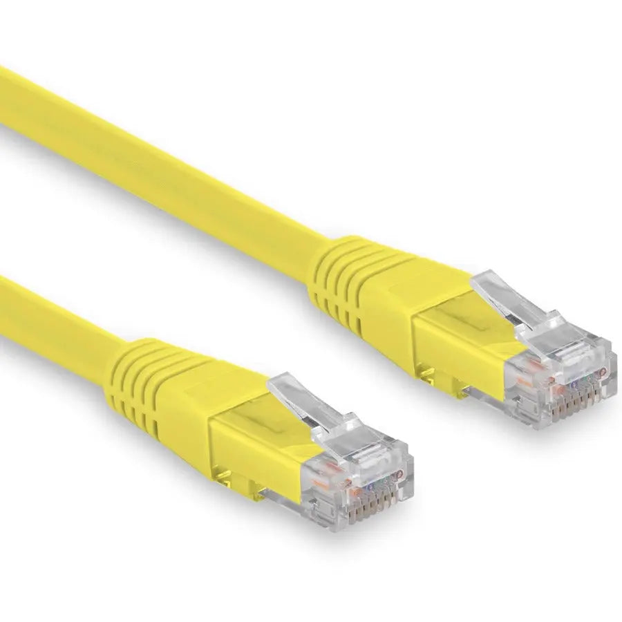 Rocstor Cat.6 Network Cable – Yellow, 10 Feet – Reliable Gigabit Ethernet Connection