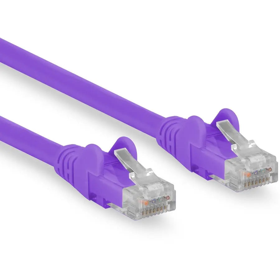 Rocstor Cat.6 Network Cable - Purple, 10 ft, High-Performance Ethernet Cable with Lifetime Warranty