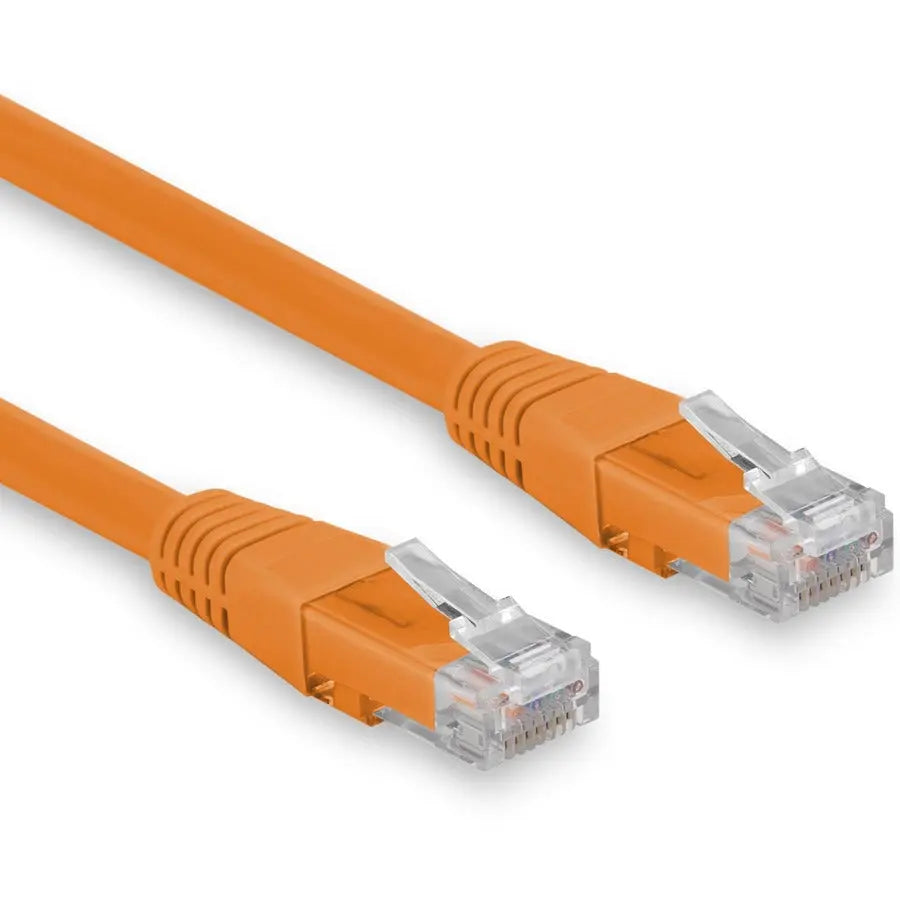 Rocstor Cat.6 Network Cable Y10C420-OR – High-Speed Ethernet Cable with PoE Support in Orange
