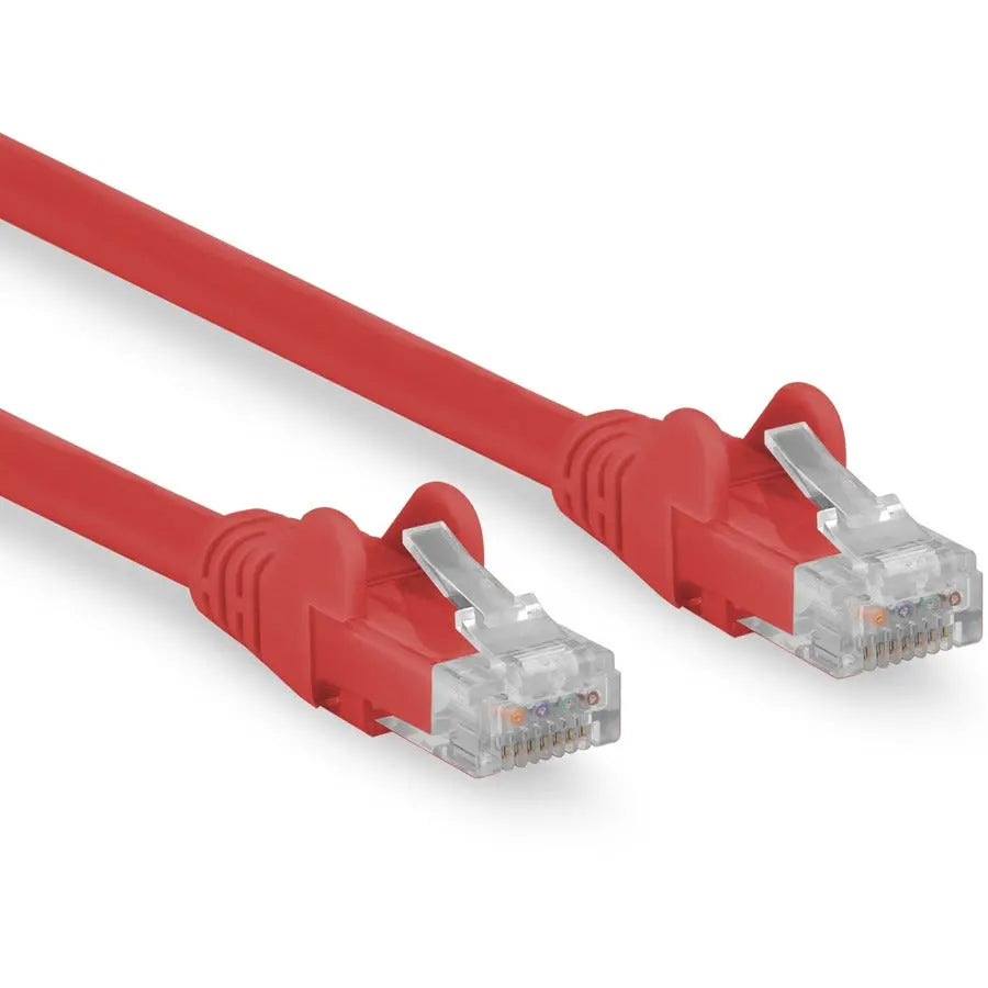 Rocstor Cat.6 Network Cable - Red, Copper, Lifetime Warranty