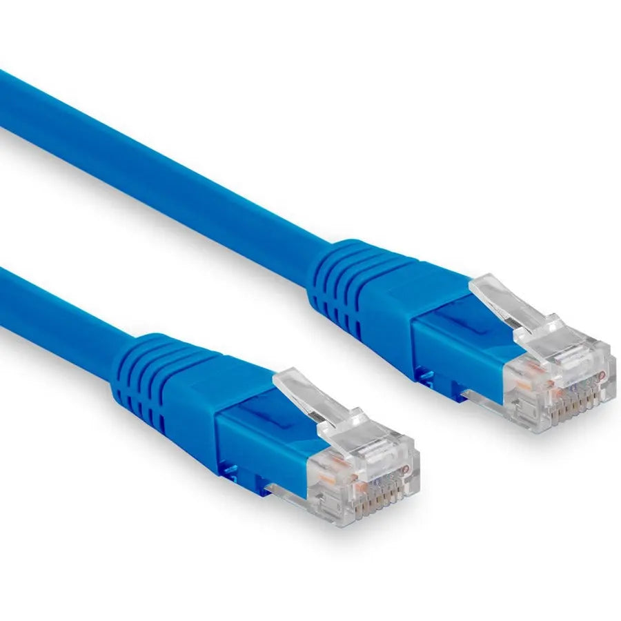 Rocstor Cat.6 Network Cable – Blue, Copper, PoE Support, Lifetime Warranty