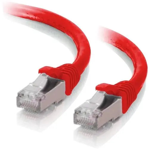 Rocstor CAT6a Ethernet Cable - 10GbE RJ45, Red, 10 Feet - Reliable Network Connectivity