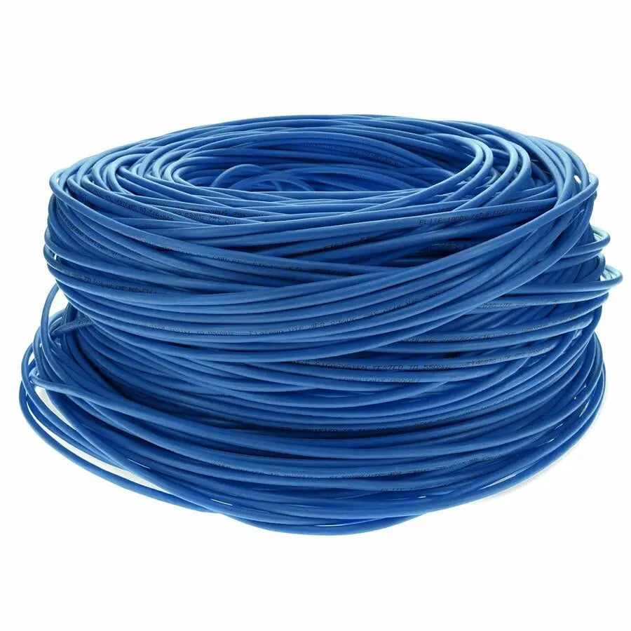 AddOn 500ft Blue Cat6 PVC Ethernet Patch Cable RJ-45 Male to Male