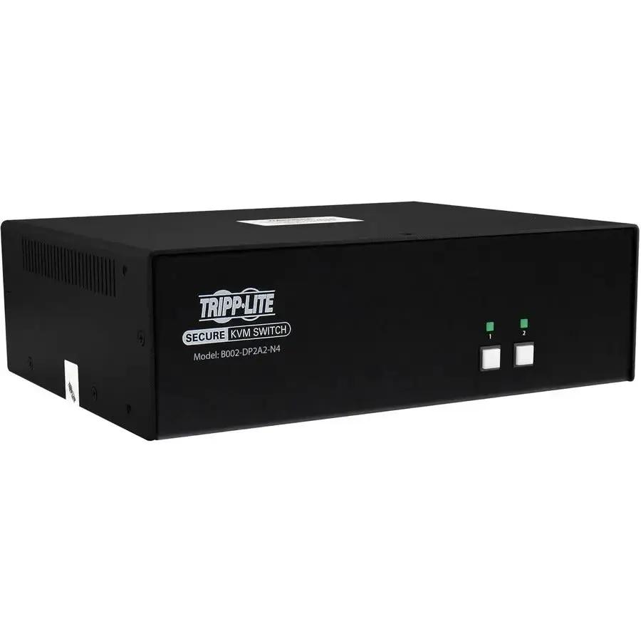 Eaton Corporation B002-DP2A2-N4 Secure 2-Port Dual-Monitor DisplayPort KVM Switch with NIAP PP4.0 Certification by Eaton Corporation