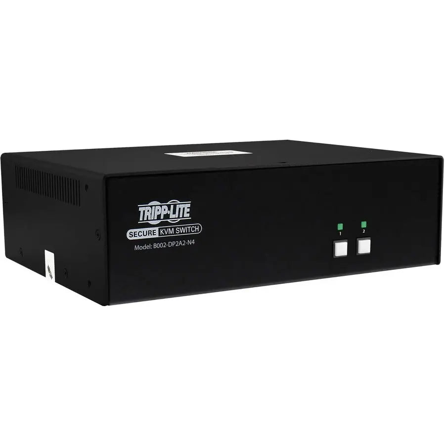 Eaton Tripp Lite Series B002-DP2A2-N4 Secure 2-Port Dual-Monitor DisplayPort KVM Switch with NIAP Certification