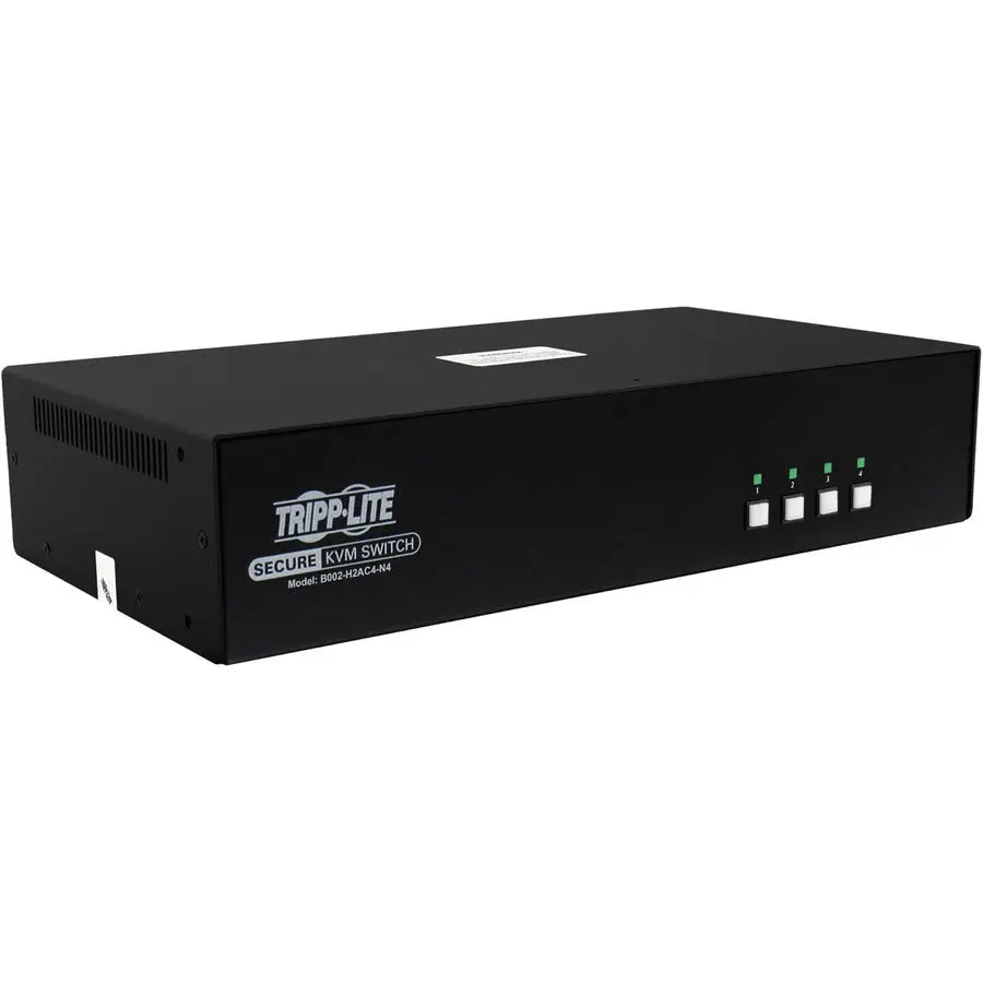 Eaton Tripp Lite Series B002-H2AC4-N4 4-Port Dual-Monitor HDMI KVM Switch for Secure Environments