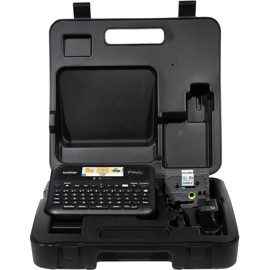 Brother P-touch PT-D610BTVP Connected Label Maker with Case – Professional Desktop Label Printing