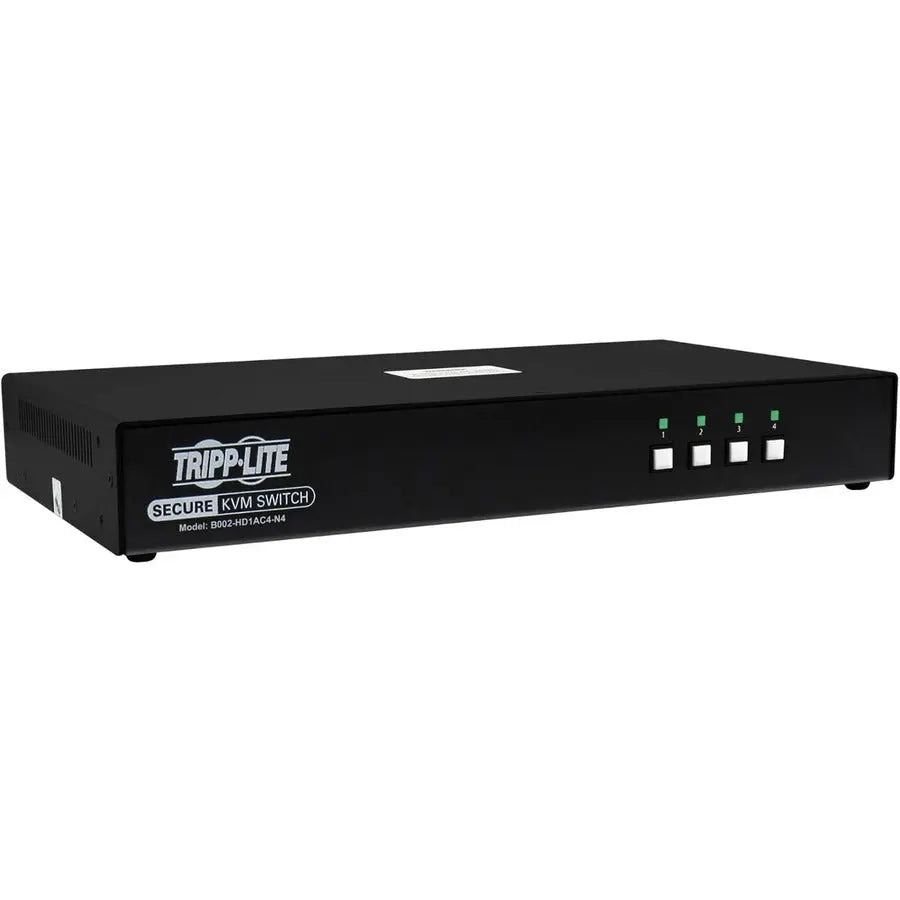 Eaton Tripp Lite Series B002-HD1AC4-N4 4-Port NIAP Certified Secure KVM Switch with DisplayPort and HDMI Support