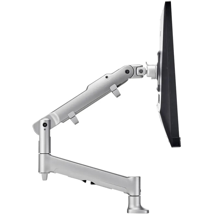 Atdec AWMS-DB-F-S Desk Mount for 34-Inch Monitors - Silver Aluminum Single-Display Mount