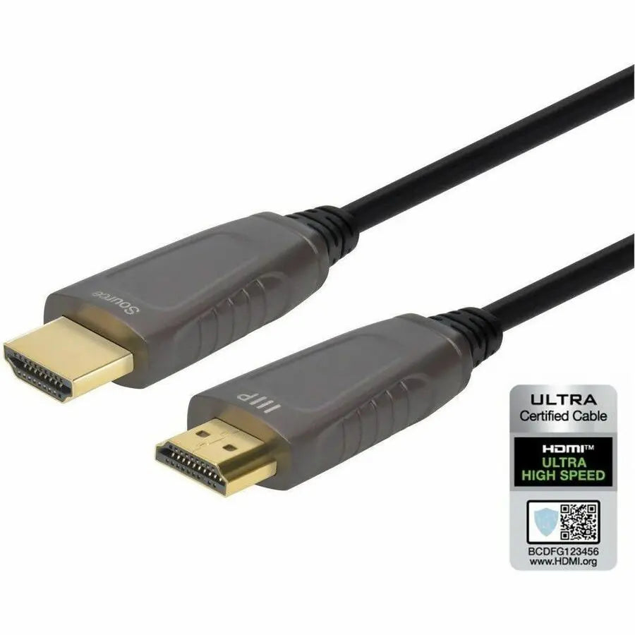 Monoprice SlimRun AV 8K Certified Active HDMI Cable - 65 ft for Gaming and 8K Performance