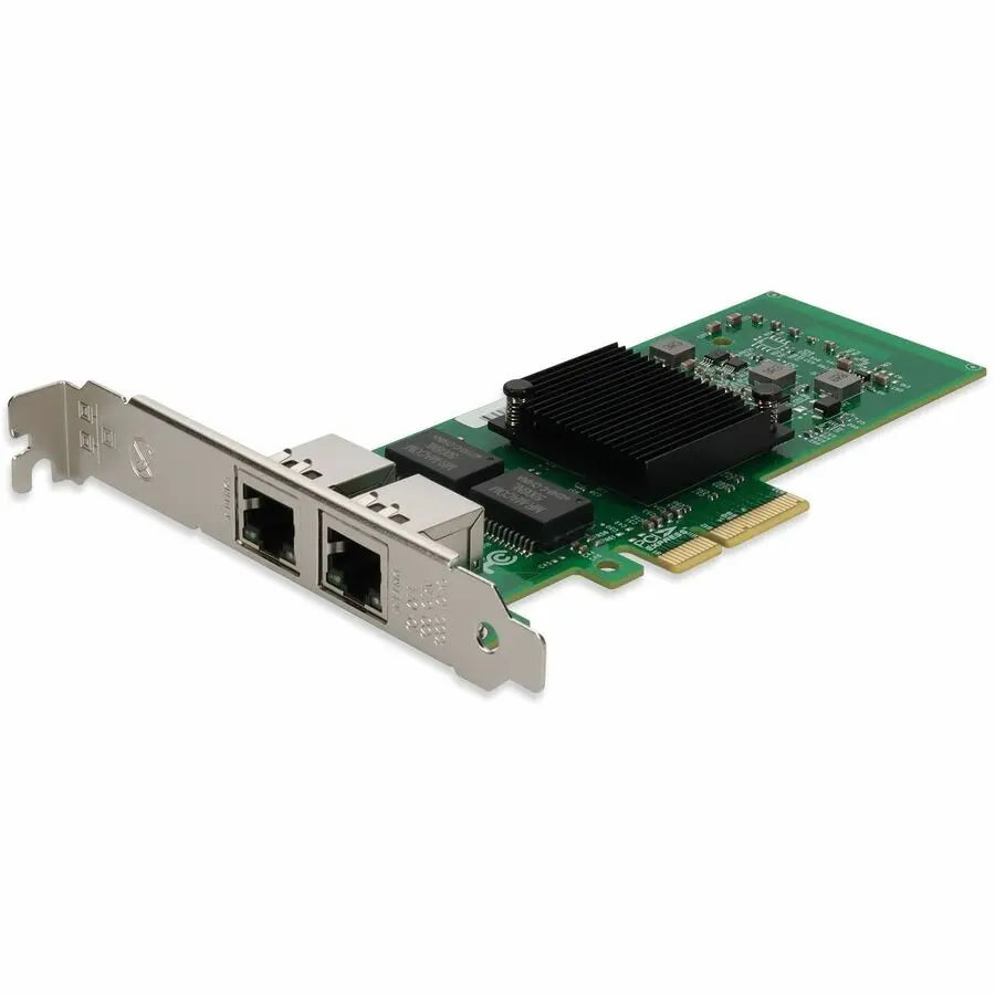 ADDON Industry Standard 10/100/1000Mbps Dual RJ-45 PCIe Network Interface Card