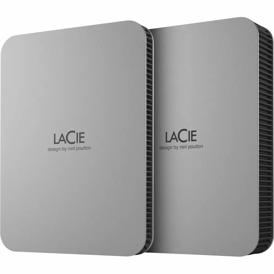 Seagate LaCie STLP2000400 2TB Portable Hard Drive in Moon Silver