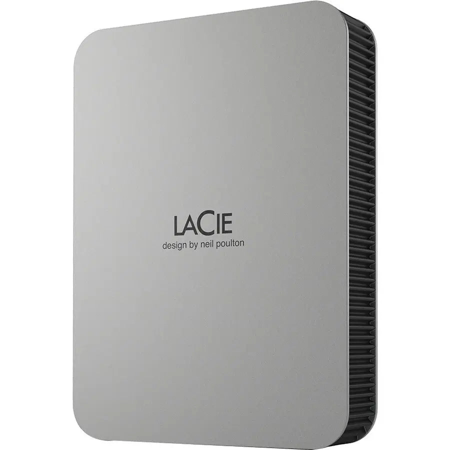 LaCie Mobile Drive STLP5000400 5TB Portable External Hard Drive – Moon Silver