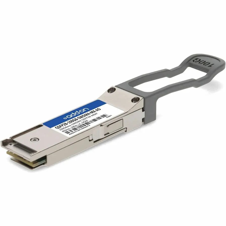 AddOn Mellanox® Compatible TAA Compliant 100GBase-SWDM4 QSFP28 Transceiver (MMF, 850nm, 100m, LC, DOM)