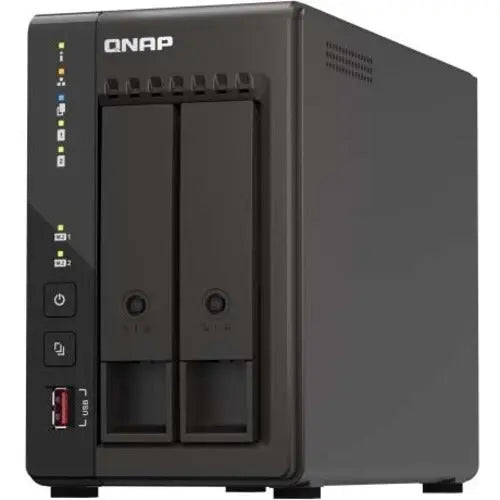 QNAP Turbo NAS TS-253E-8G SAN/NAS Storage System with Dual 2.5GbE, 8GB RAM, and Long-Term Support