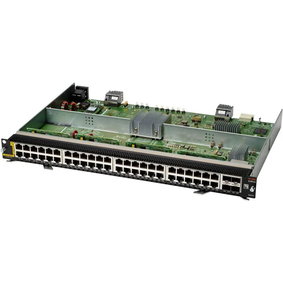 HPE 6400 48-Port 1GbE Class 4 PoE and 4-Port SFP56 v2 Expansion Module (R0X39C)