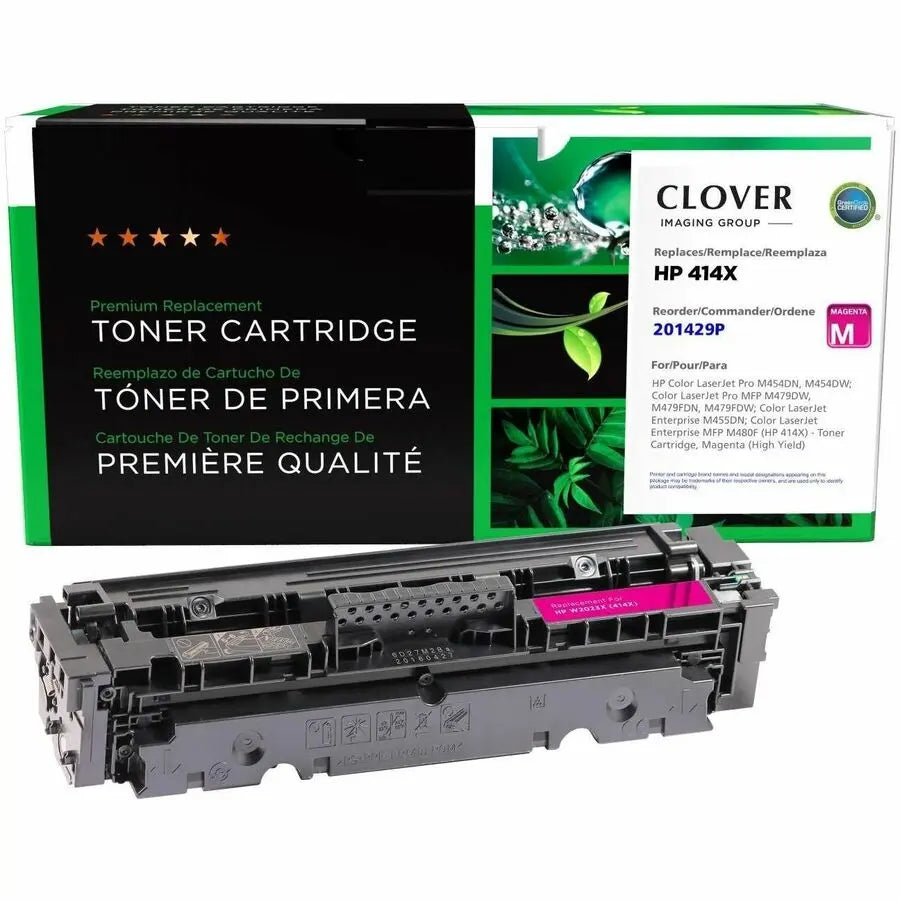 Clover Imaging Remanufactured High Yield Magenta Toner Cartridge for HP 414X (W2023X)