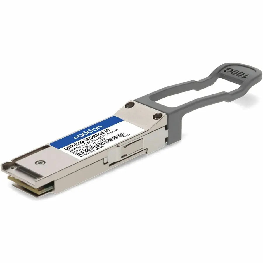 AddOn Dell Compatible QSFP28 Transceiver (Part No. QSFP-100G-SWDM4-DE-AO) – 100GBase-SWDM4 Multi-Mode Fiber Module