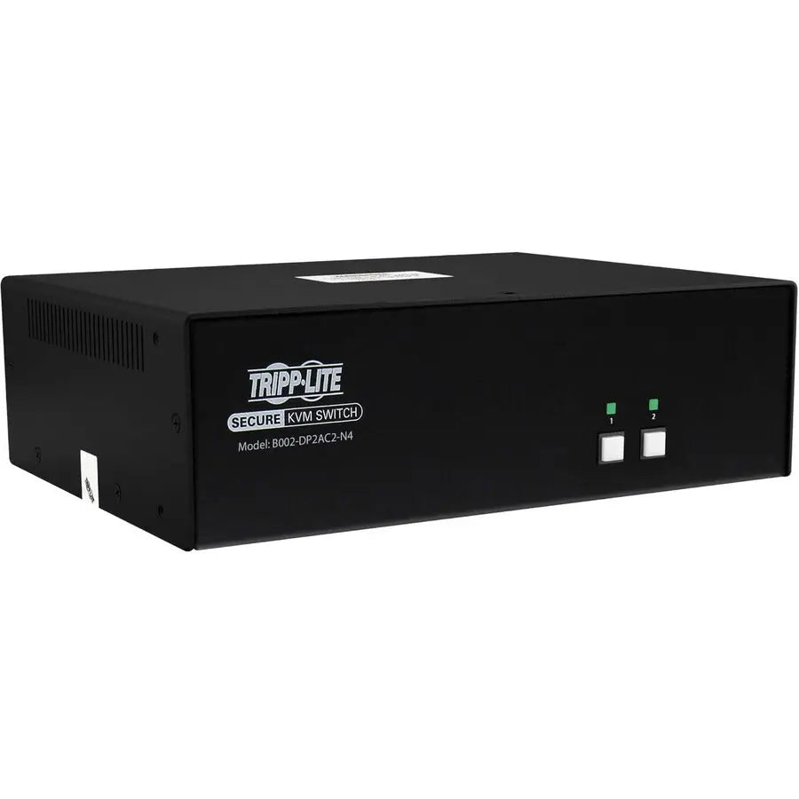 Eaton Corporation B002-DP2AC2-N4 Secure 2-Port DisplayPort KVM Switch with NIAP PP4.0 Certification