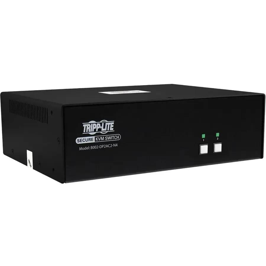 Eaton Corporation B002-DP2AC2-N4 Secure 2-Port DisplayPort KVM Switch with NIAP PP4.0 Certification by Eaton Corporation
