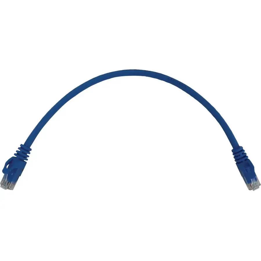 Eaton Corporation Tripp Lite N261-001-BL Cat6a 10G Ethernet Cable with PoE Support, 1 ft Blue by Eaton Corporation