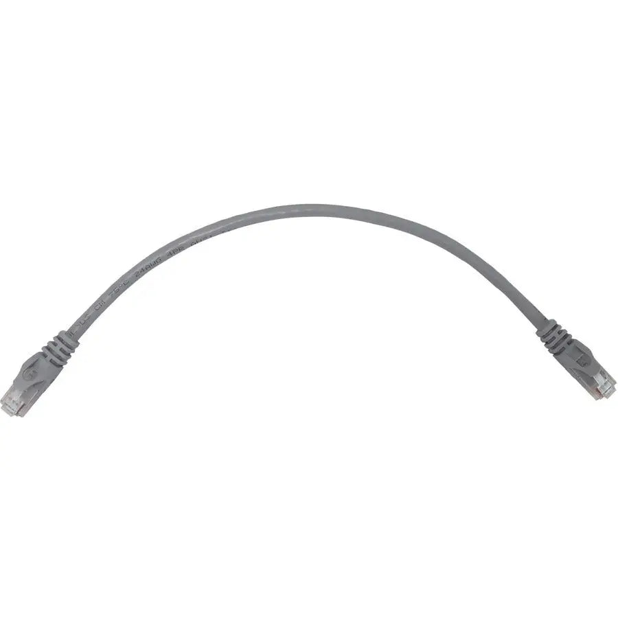 Eaton Tripp Lite Series N261-001-GY Cat6a UTP Ethernet Cable - 1 Foot, Gray, High-Speed 10 Gbps with PoE Support and Snagless RJ45 Connectors