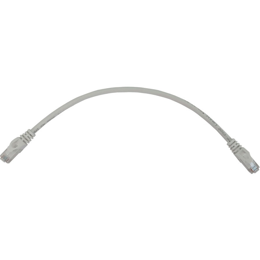 Eaton Tripp Lite N261-001-WH Cat6a 10G UTP Ethernet Cable, RJ45 Male-to-Male, PoE, White, 1 ft