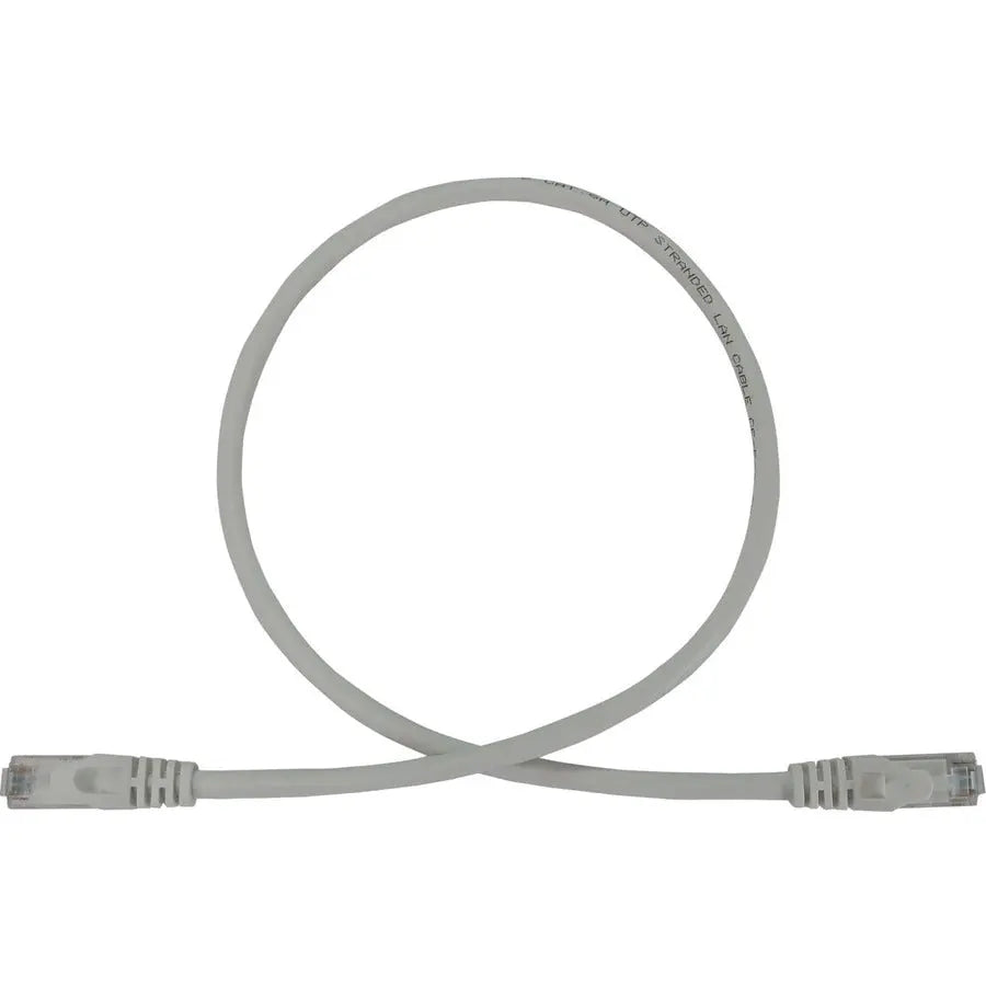 Eaton Tripp Lite Series N261-002-WH Cat6a UTP Ethernet Cable – 2 Feet, White, Supports PoE and 10 Gbps High-Speed Network Connectivity