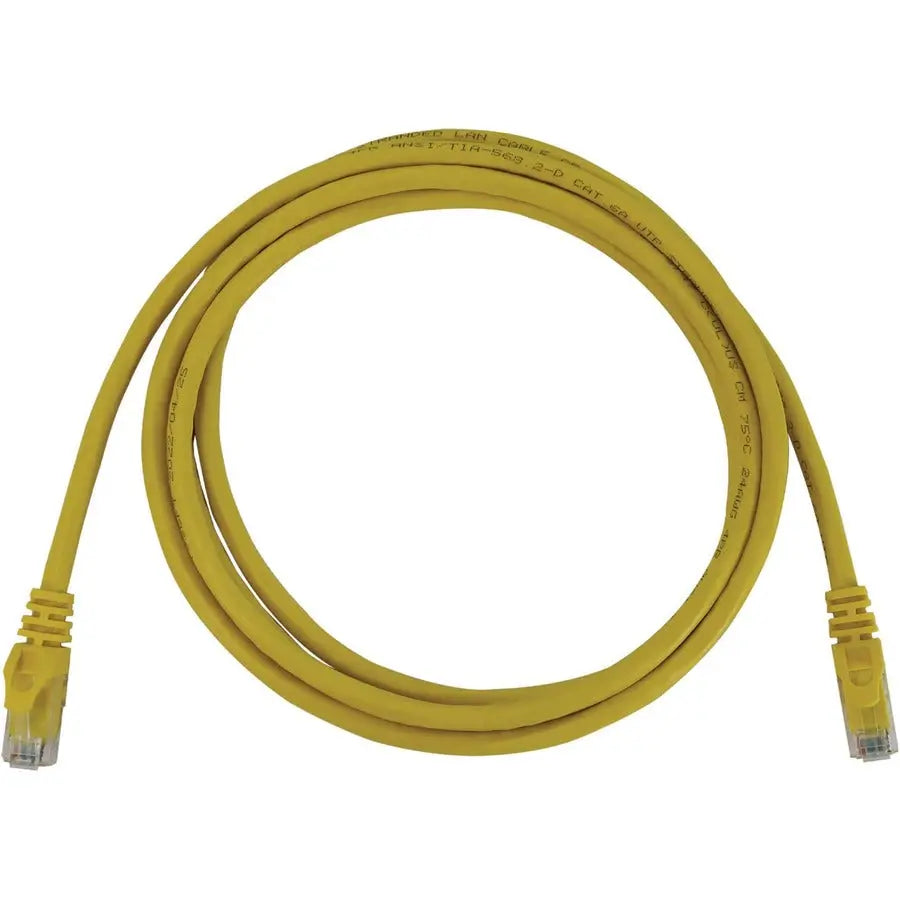 Eaton Tripp Lite Series N261-006-YW 6ft Cat6a UTP Ethernet Cable with Snagless RJ45 Connectors and PoE Support