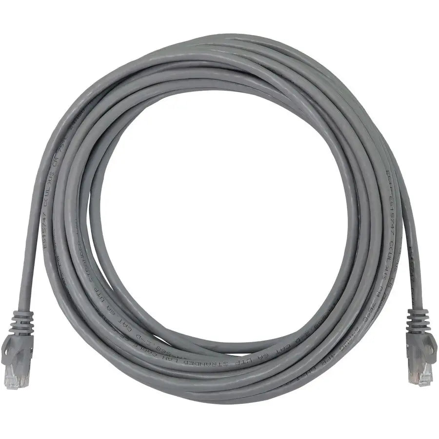 Eaton Tripp Lite Series N261-025-GY 25ft Cat6a UTP Ethernet Cable with Snagless RJ45 Connectors and PoE Support