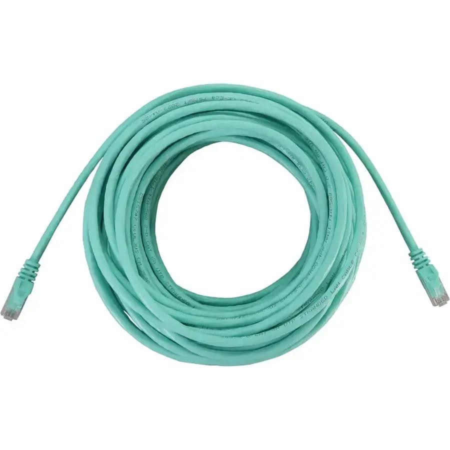 Eaton Tripp Lite Series Cat6a 10G Snagless UTP Ethernet Cable - 50 ft, Aqua Jacket, PoE Support by Eaton Corporation