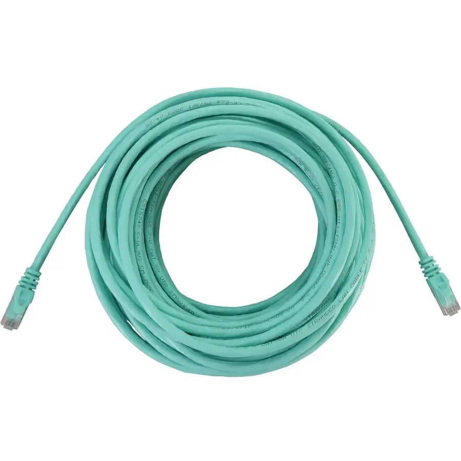 Eaton Tripp Lite Series N261-100-AQ 100ft Cat6a UTP Ethernet Cable with Snagless RJ45 Connectors and PoE Support