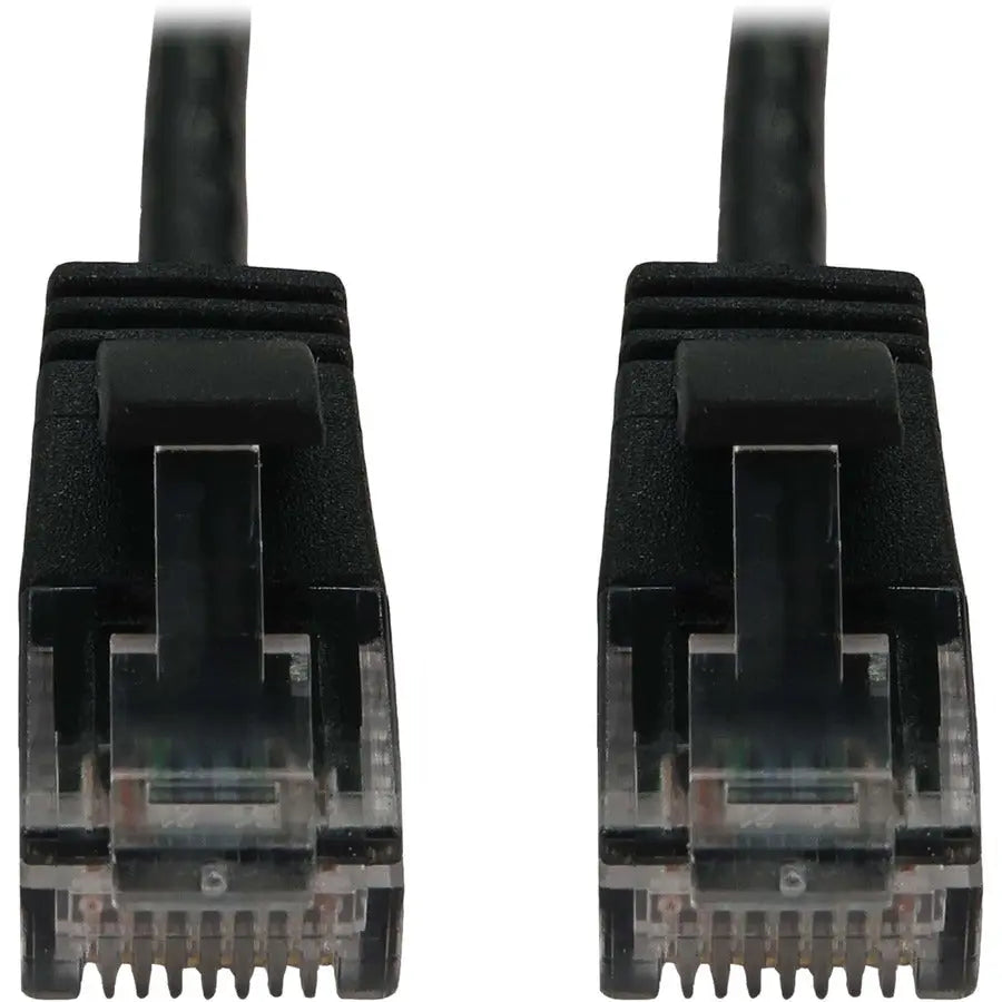 Eaton Tripp Lite Series N261-S07-BK 7 ft Cat6a UTP Ethernet Patch Cable with Snagless RJ45 Connectors and PoE Support