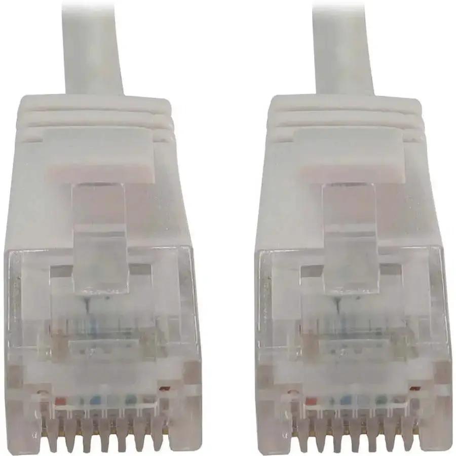 Eaton Tripp Lite Series Cat6a 10G Ethernet Cable, 10 ft. White - Slim UTP Patch Cord with PoE Support by Eaton Corporation