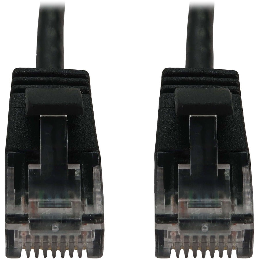 Tripp Lite by Eaton N261-S6N-BK Cat6a 10G Slim Snagless UTP Ethernet Patch Cable, RJ45 Male to Male, Black