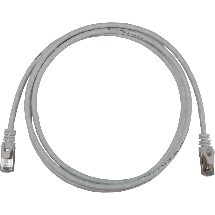 Tripp Lite by Eaton N262-S05-WH Cat6a 10G Shielded Slim STP Ethernet Cable, RJ45 Male to Male, PoE, White, 5 ft.