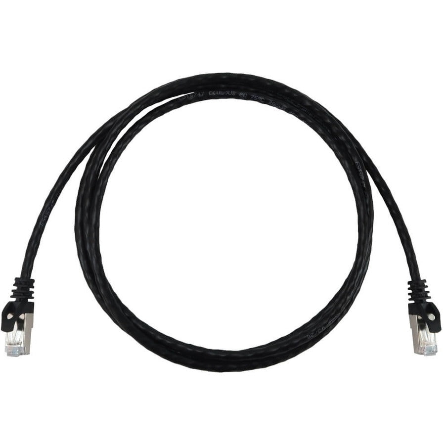 Eaton Tripp Lite Series N262-S06-BK Cat6a STP 10Gb Ethernet Patch Cable, 6 ft, Black