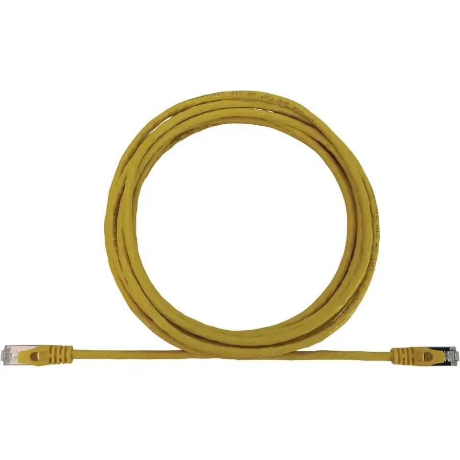 Tripp Lite Eaton N262-S10-YW Cat6a 10G Shielded Slim Ethernet Cable - 10 ft, PoE Support, Yellow by Eaton Corporation