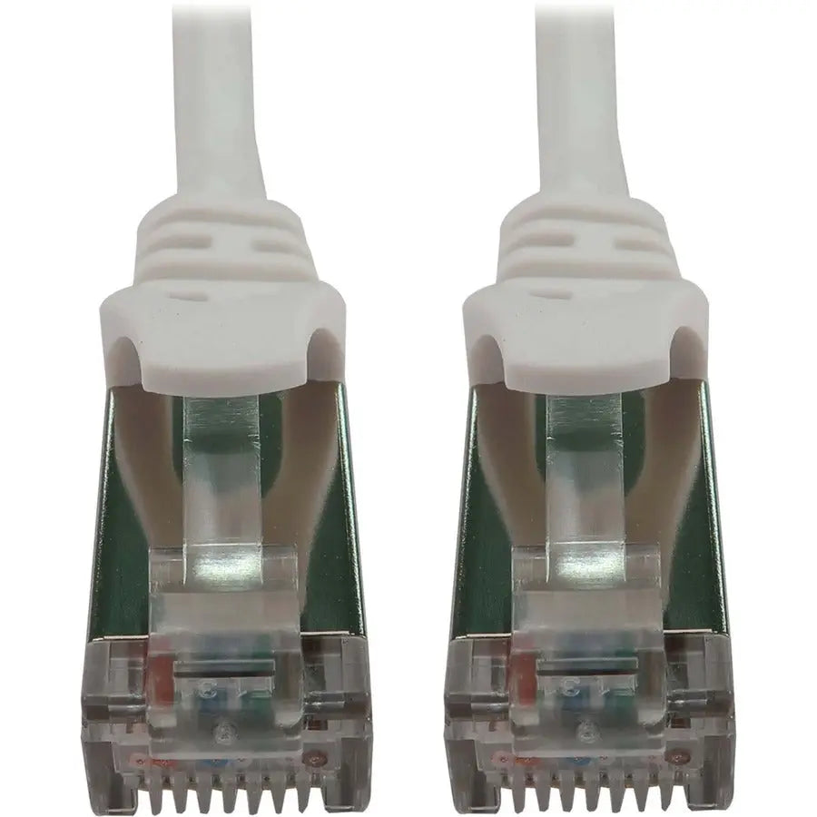 Eaton Corporation Tripp Lite N262-S15-WH Cat6a 10G Shielded Slim Ethernet Cable, 15 ft, White