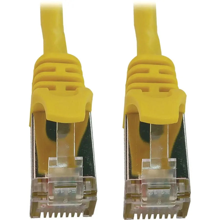 Eaton Tripp Lite Series N262-S25-YW Cat6a STP Patch Network Cable, 1 Foot, Yellow, M/M Snagless RJ45 Connectors