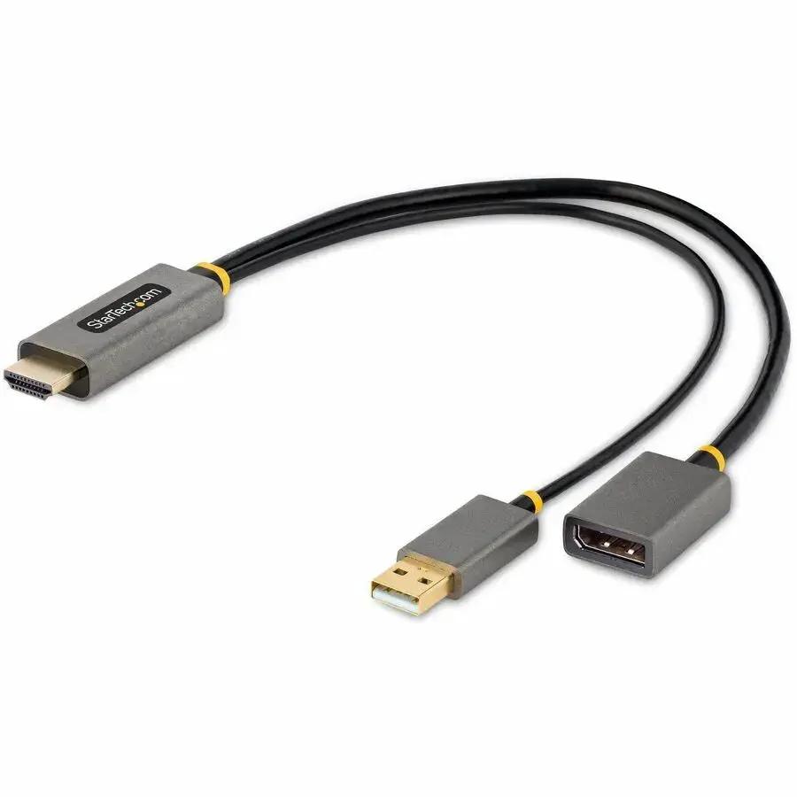 StarTech.com HDMI to DisplayPort Adapter with 4K 60Hz Support and Extended Cables by StarTech.com