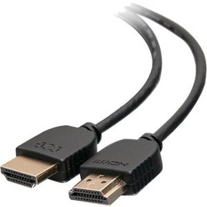 Legrand Group C2G 10ft Plus Series Slim Flexible HDMI Cable with Low Profile Connectors – 1080p 60Hz, M/M, Black