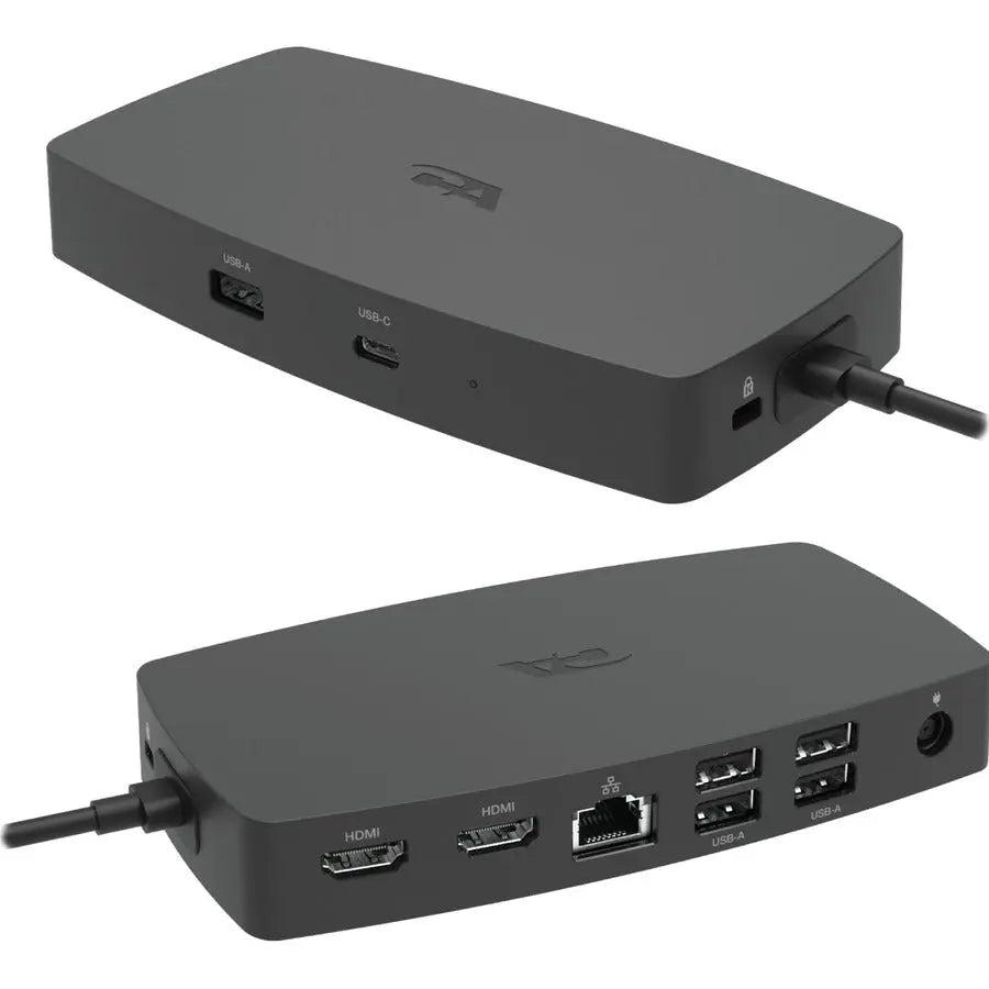 Cyber Acoustics CA Essential Laptop Docking Station DS-1000 for USB-C & Thunderbolt 3 Laptops