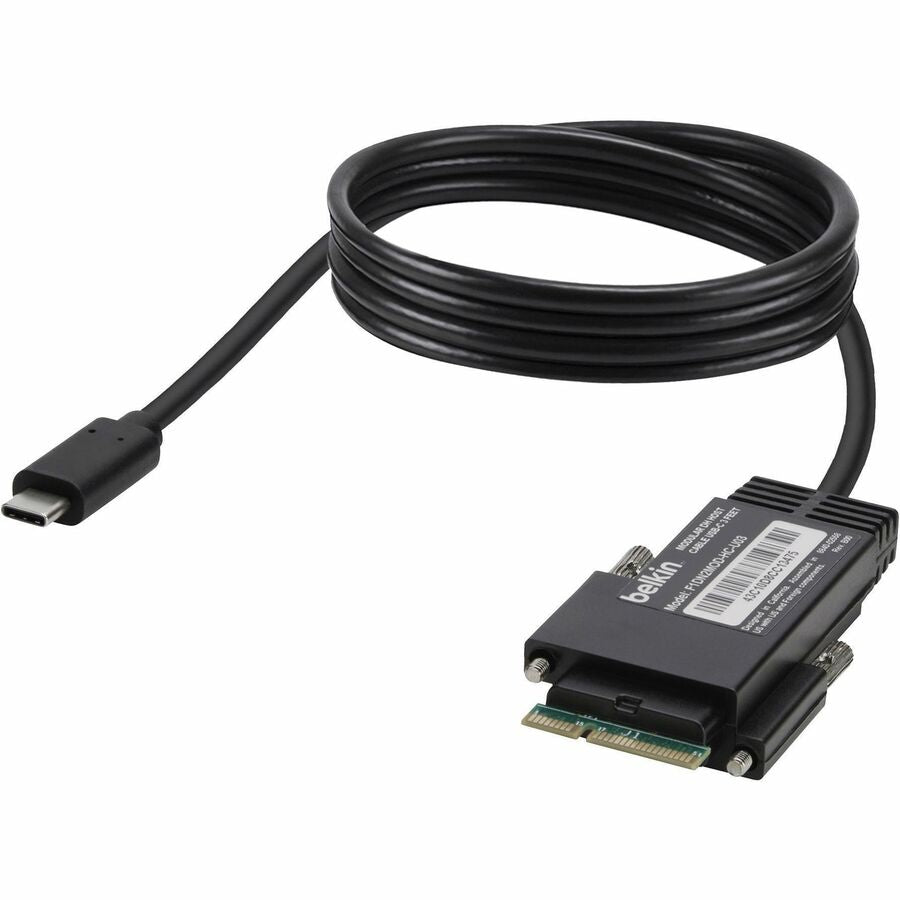 Belkin Modular USB-C Dual- and Single-Head KVM Host Cable, 3 ft. (Part F1DN2MOD-HC-U03)