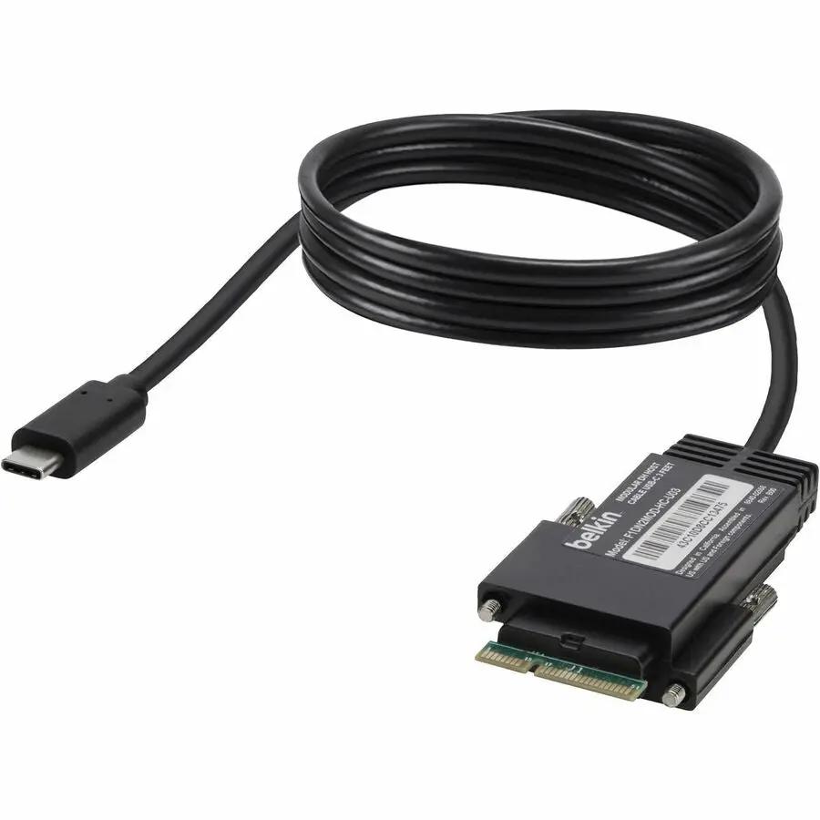 Belkin Modular USB-C Dual- and Single-Head KVM Host Cable, 3 ft. (Part F1DN2MOD-HC-U03) by BELKIN-KVM